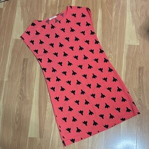 Prada Pink and Black Mini Dress